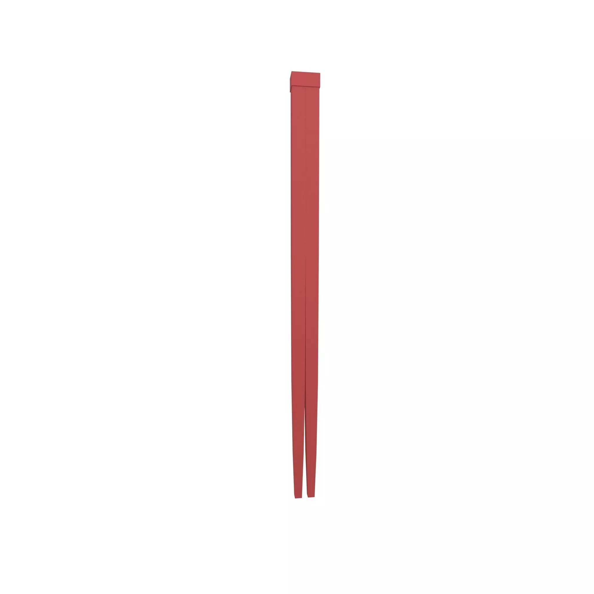 Chopsticks v2 003 Low-poly 3D model_0