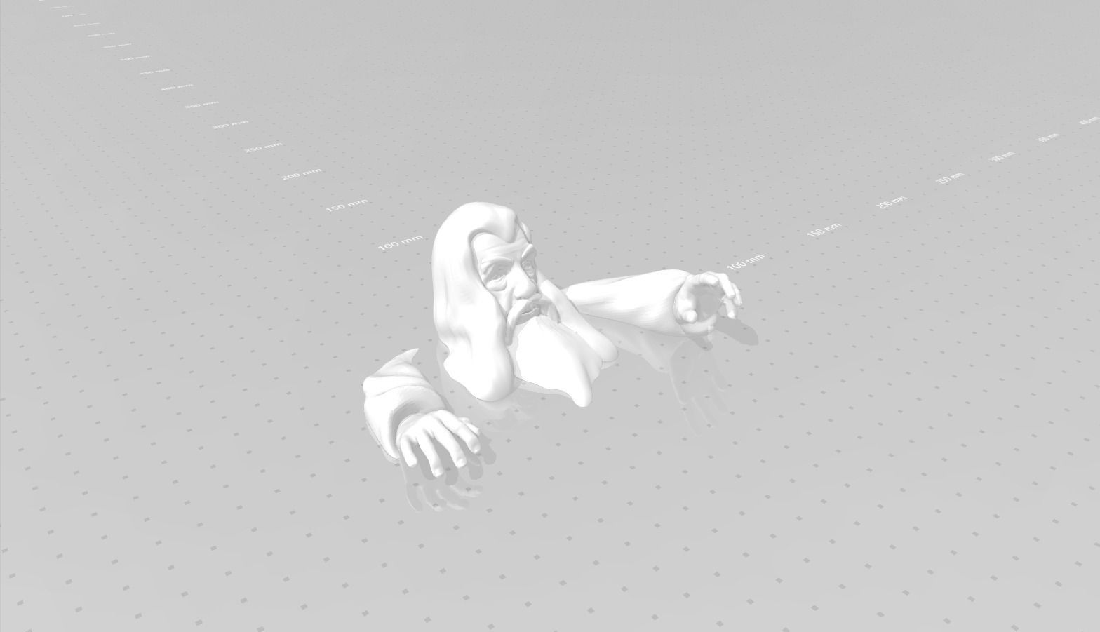 Gandalf Bookmark - Lord of the Rings Creative 3D print model_12