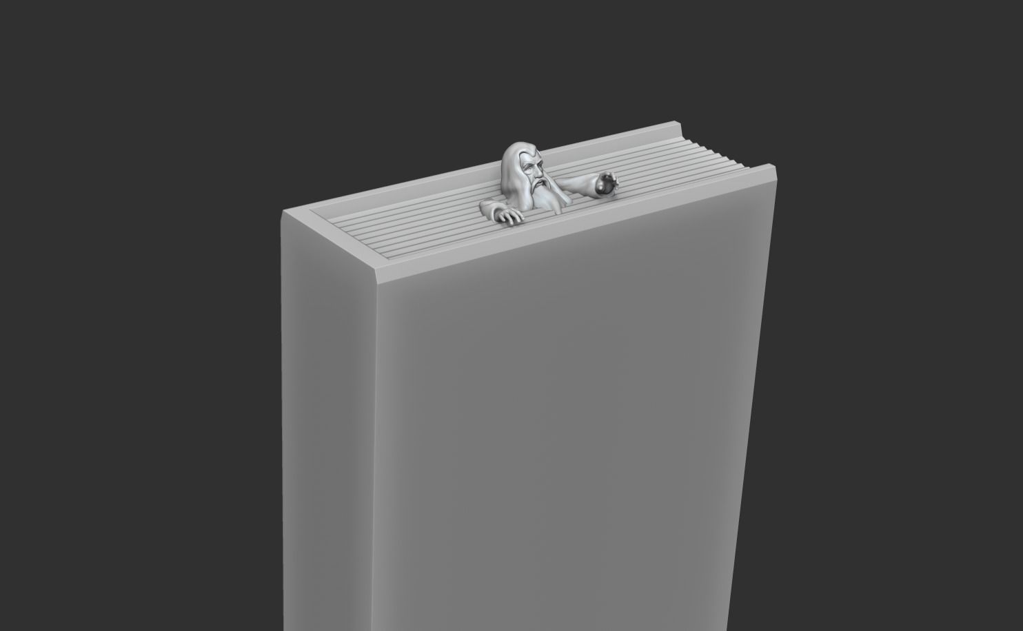 Gandalf Bookmark - Lord of the Rings Creative 3D print model_14