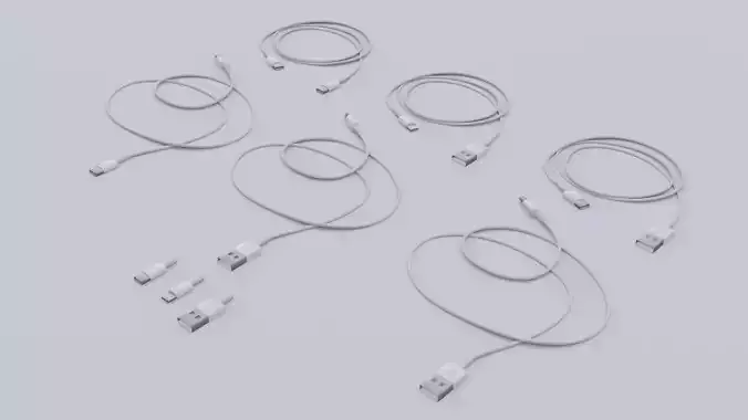 basic usb cables set
