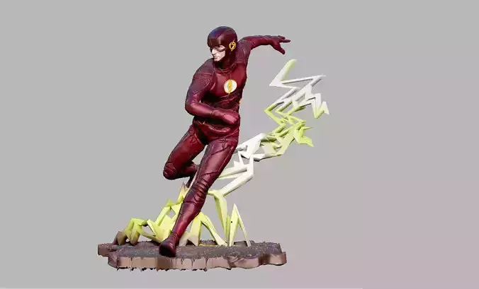 FLASH DRAMA DC STATUE 3D PRINT