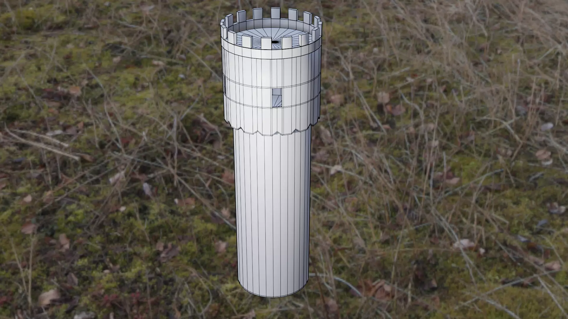 Medieval Tower Free low-poly 3D model