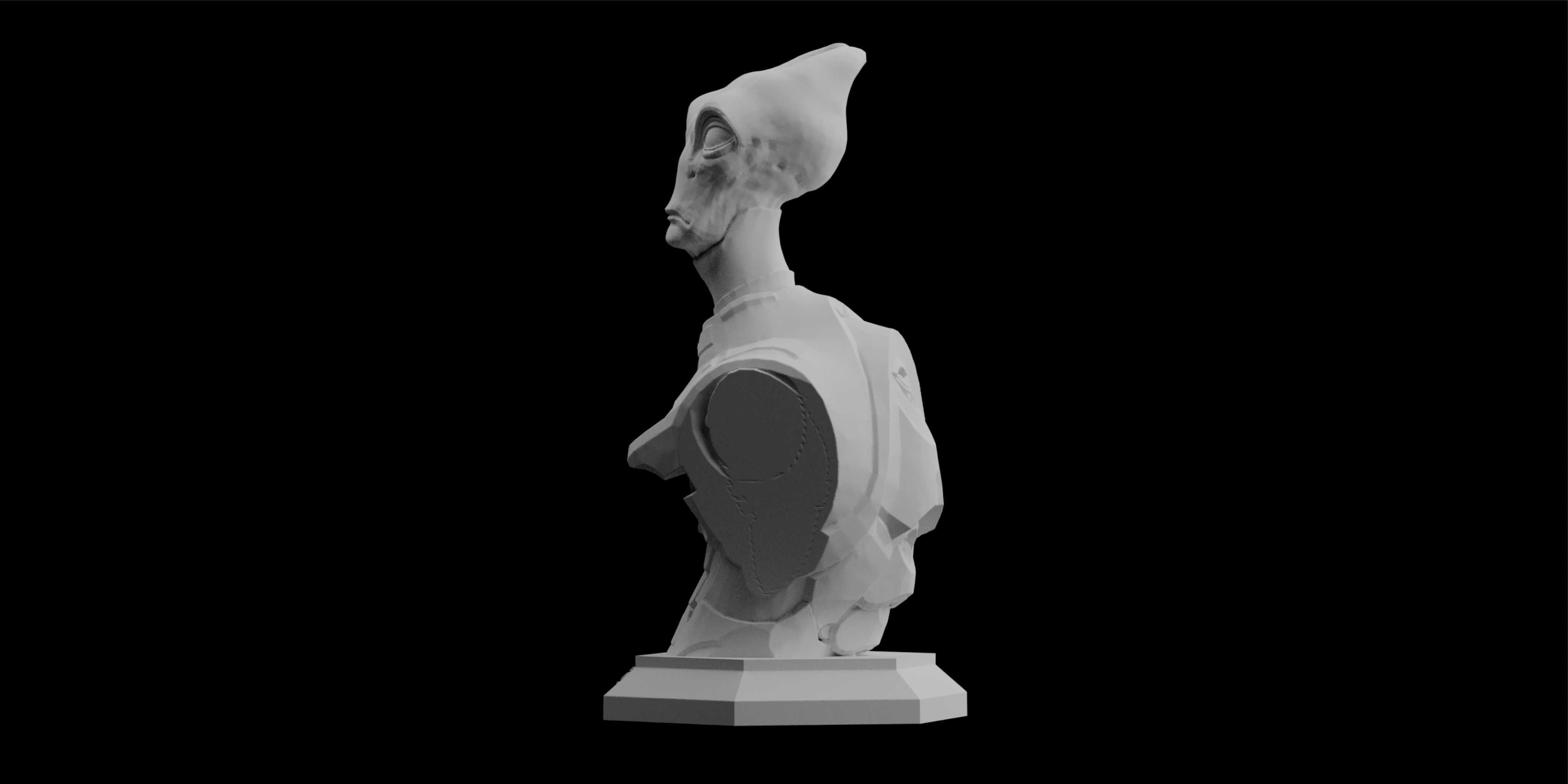 Mass Effect Andromeda Salarian  3D print model_3