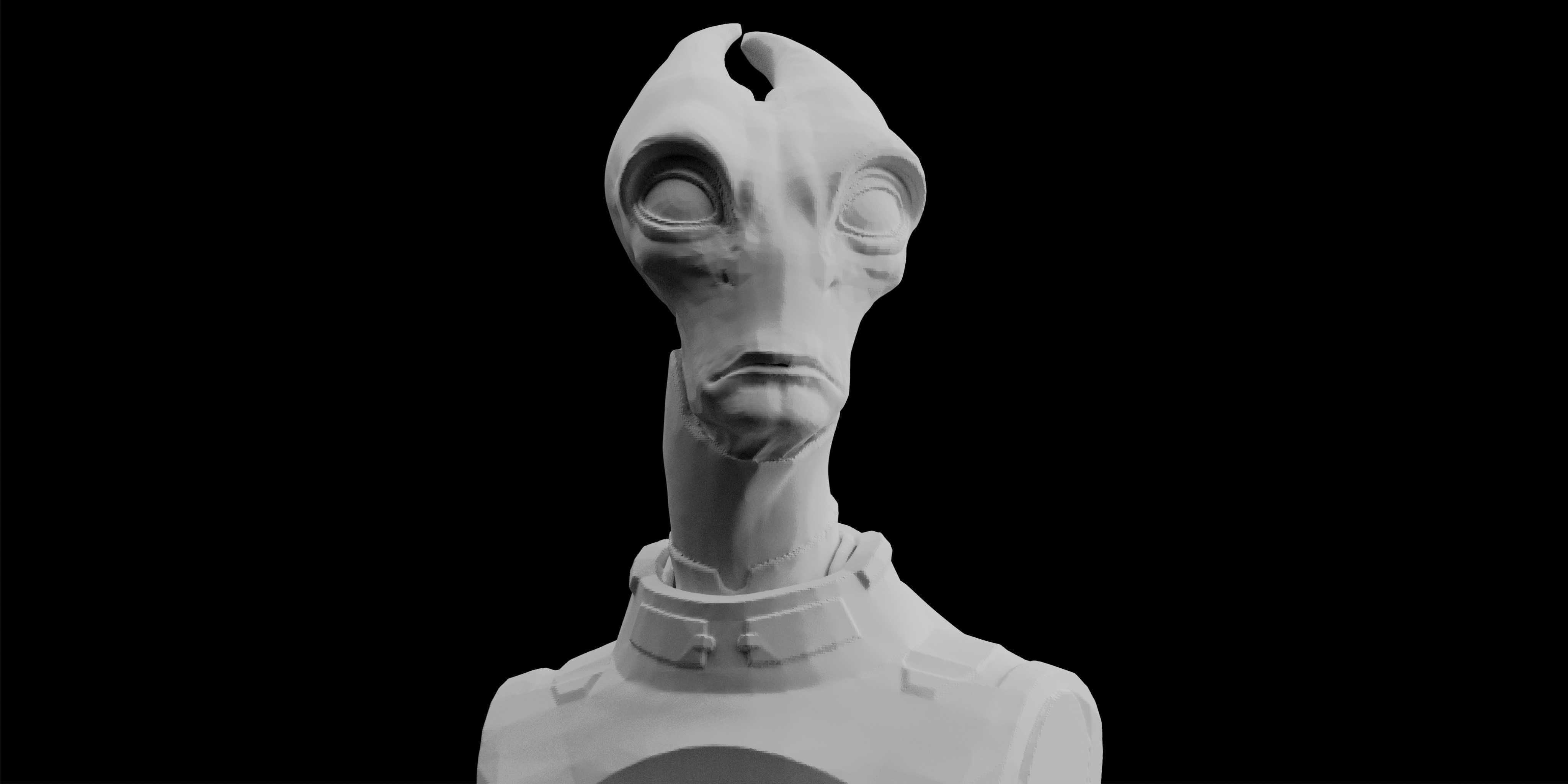 Mass Effect Andromeda Salarian  3D print model_7