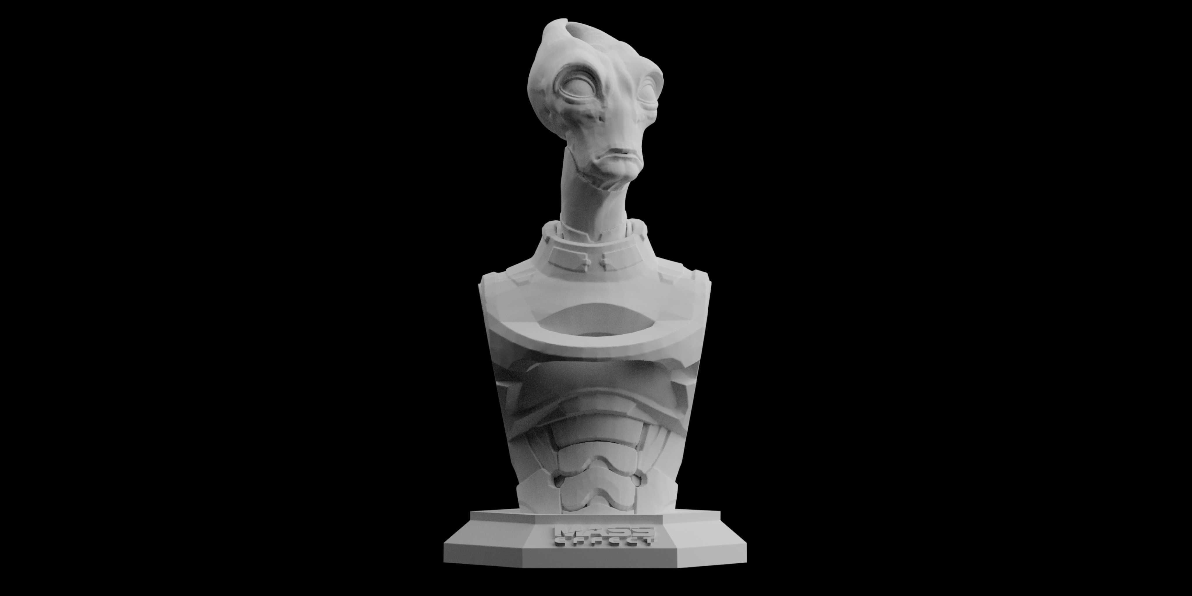 Mass Effect Andromeda Salarian  3D print model_2