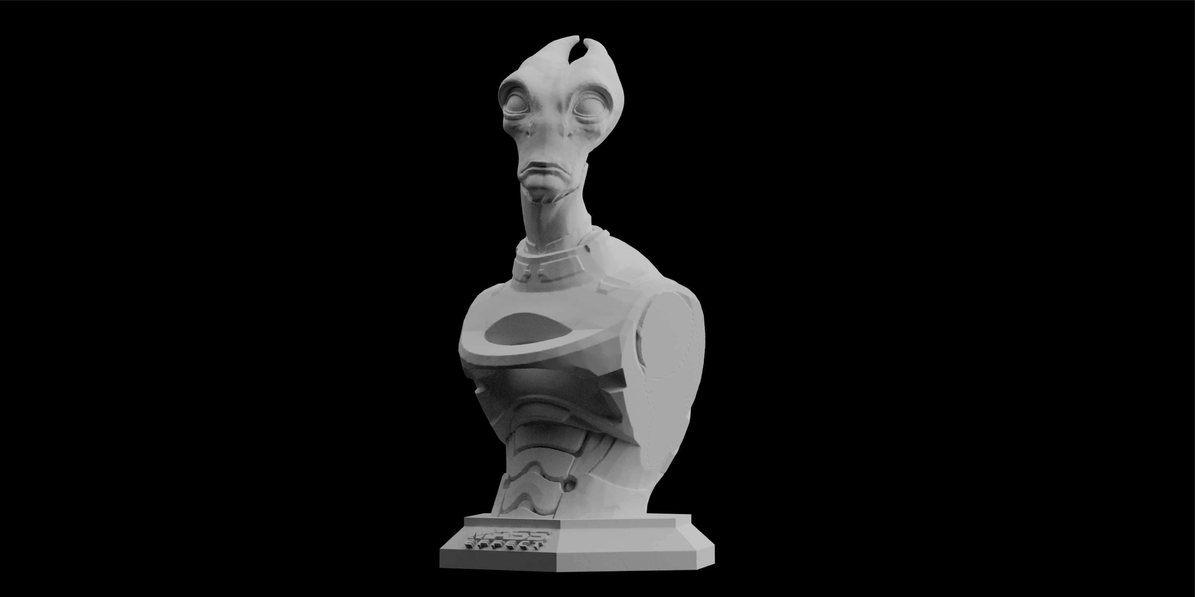 Mass Effect Andromeda Salarian  3D print model_1