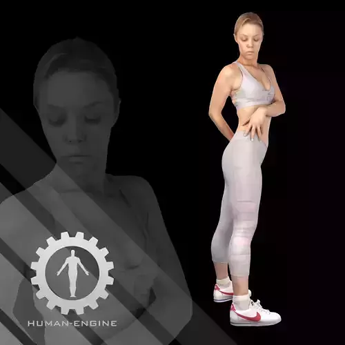 Female Scan - Olga 92 Simple Yoga Pose