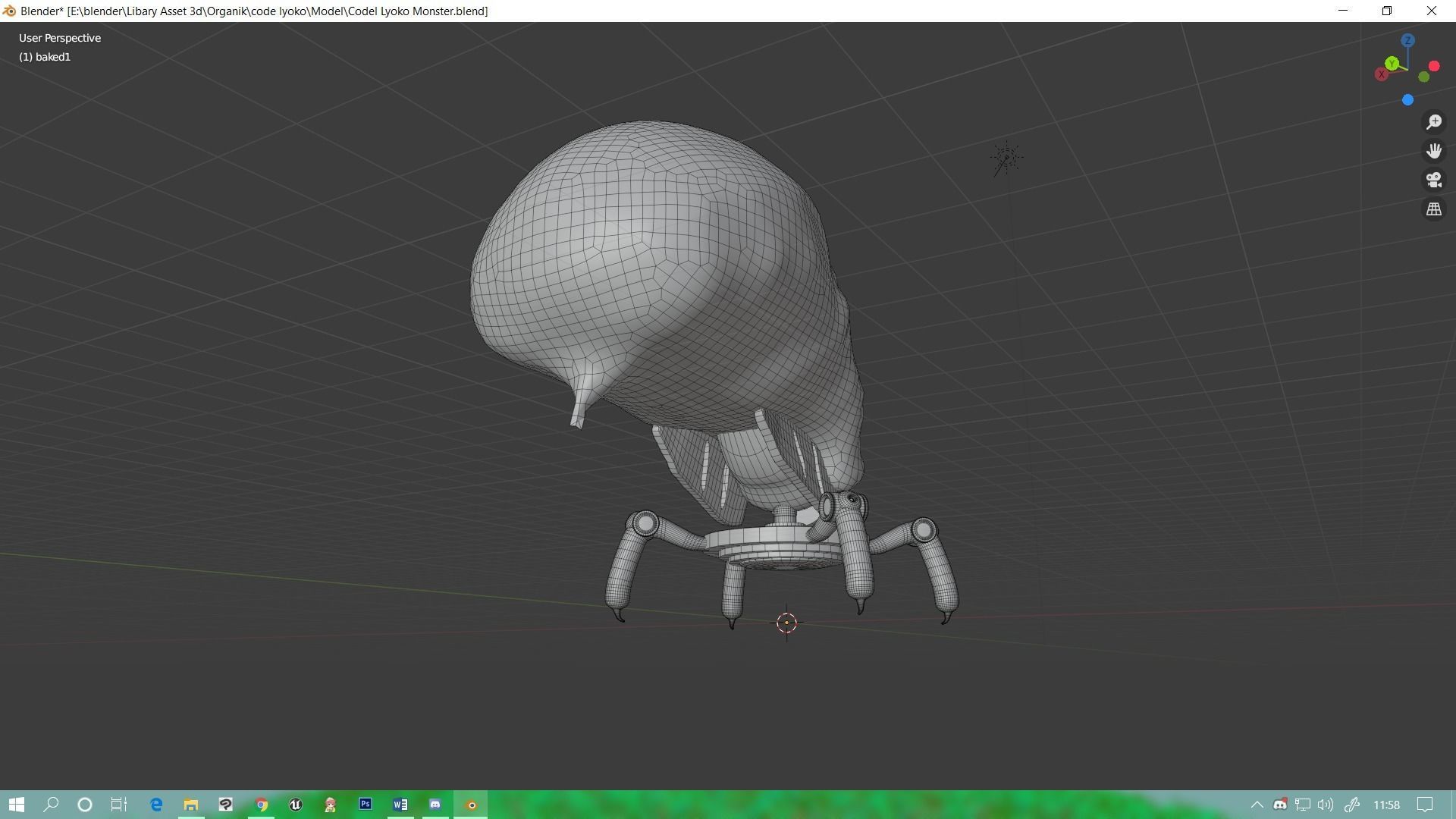 Code Lyoko Monster 3D model_2