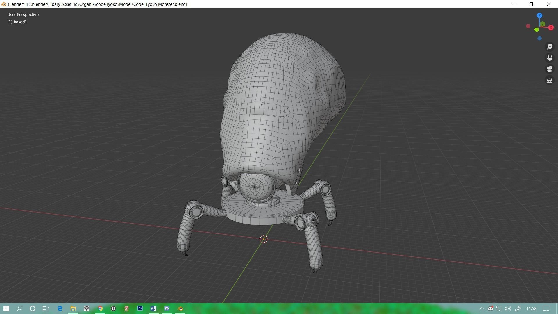 Code Lyoko Monster 3D model_1