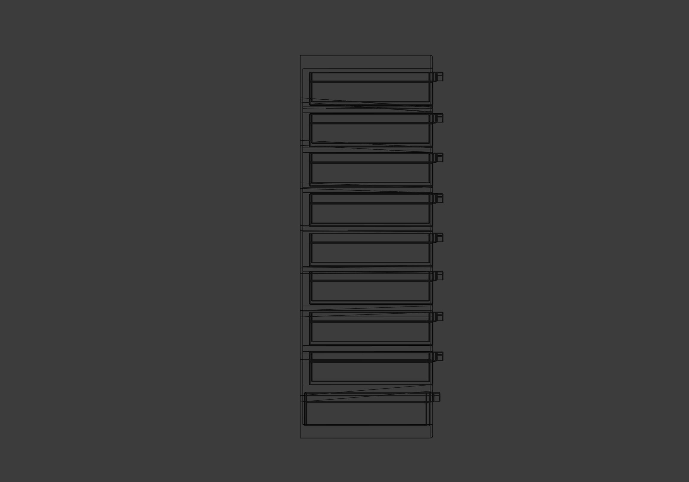 small-parts organiser Low-poly 3D model_2