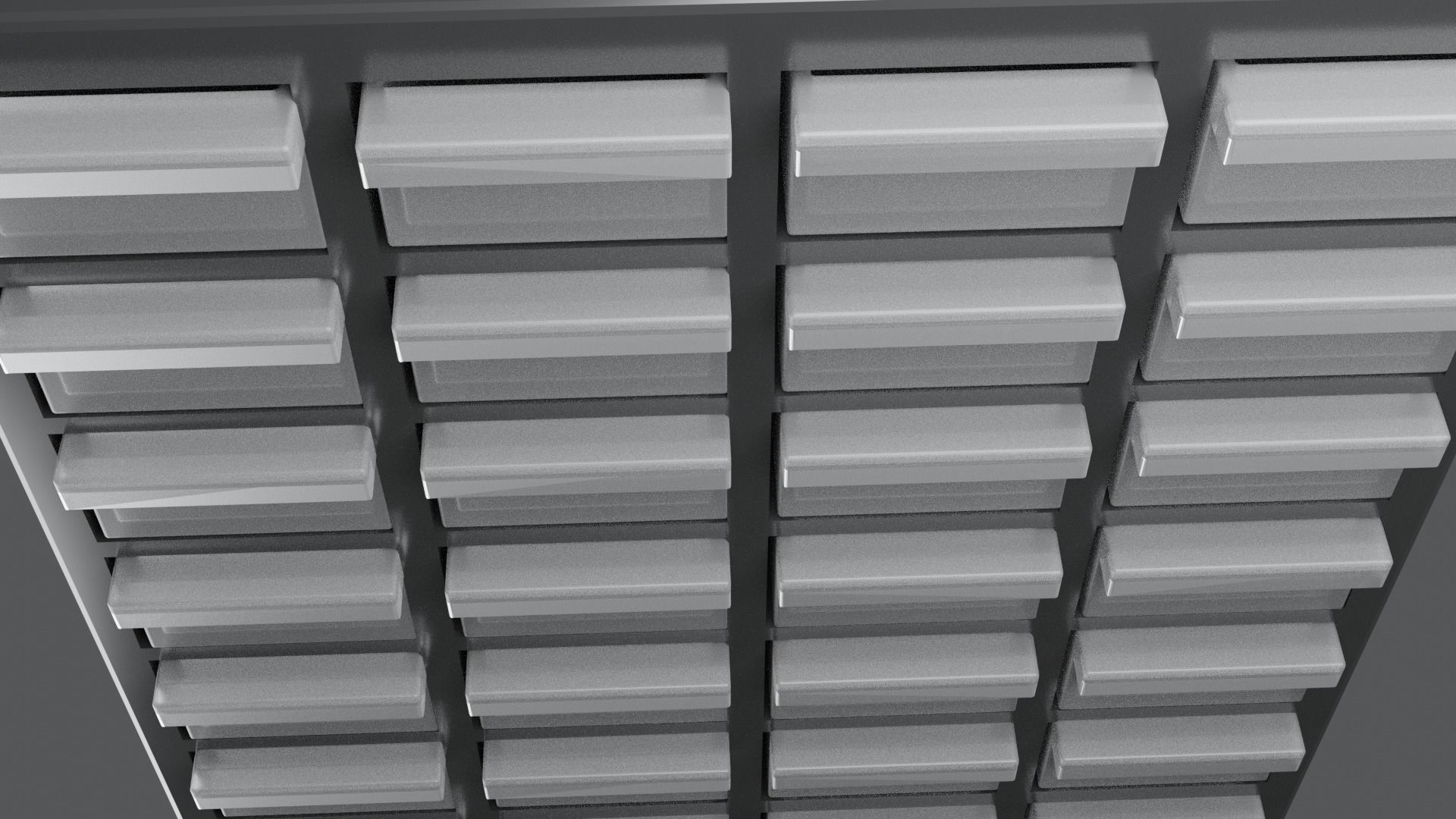 small-parts organiser Low-poly 3D model_4