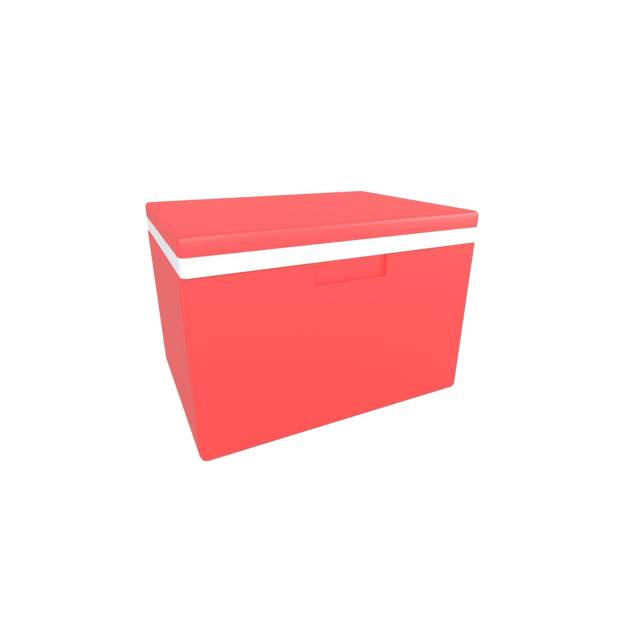 Cooler Box Pack 01 Low-poly 3D model_18