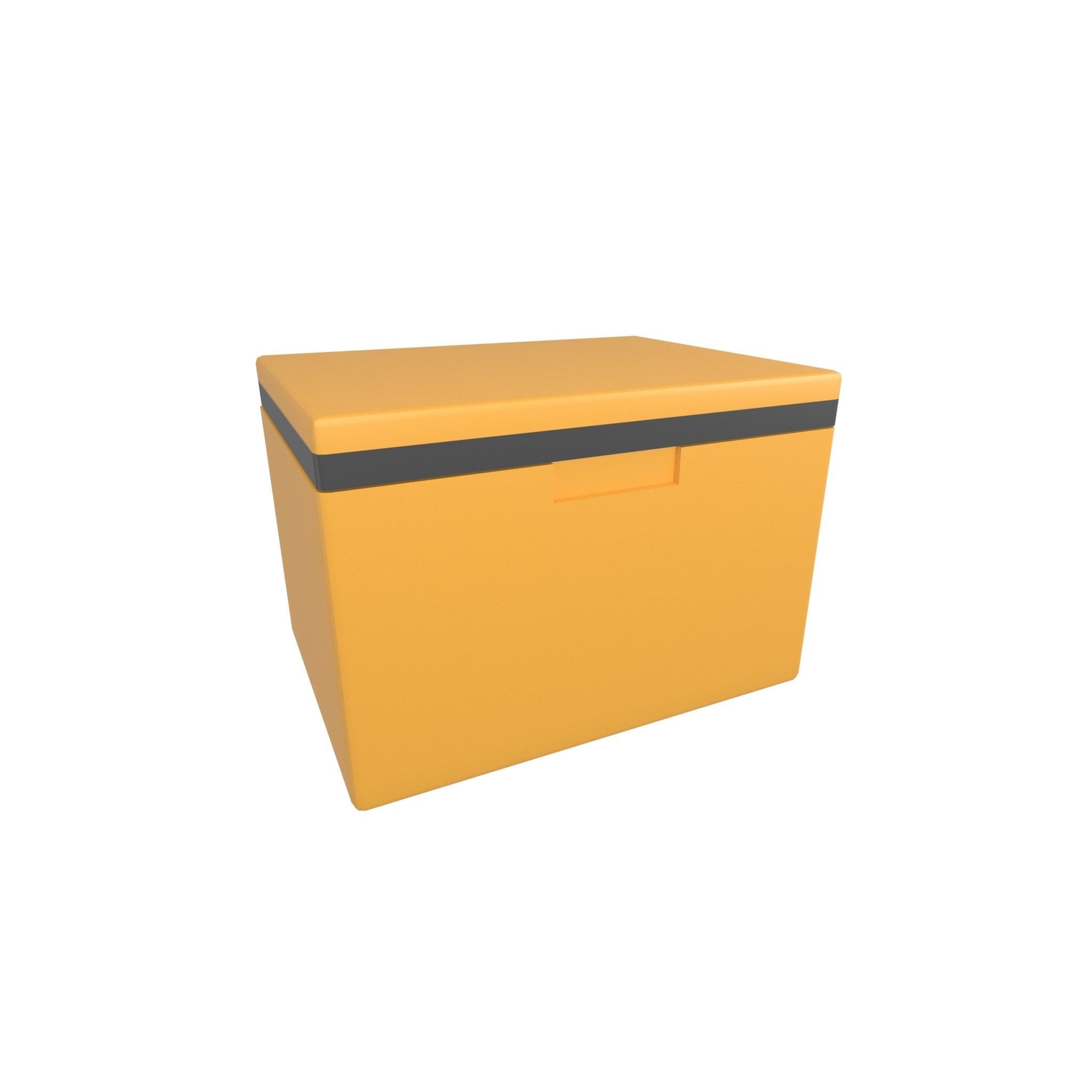 Cooler Box Pack 01 Low-poly 3D model_5