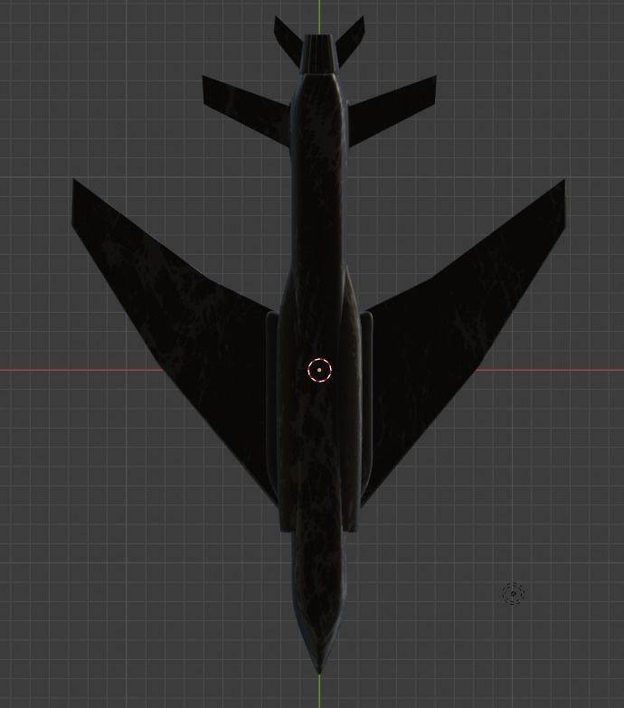 cyan 1 fighter jet 3D print model_1