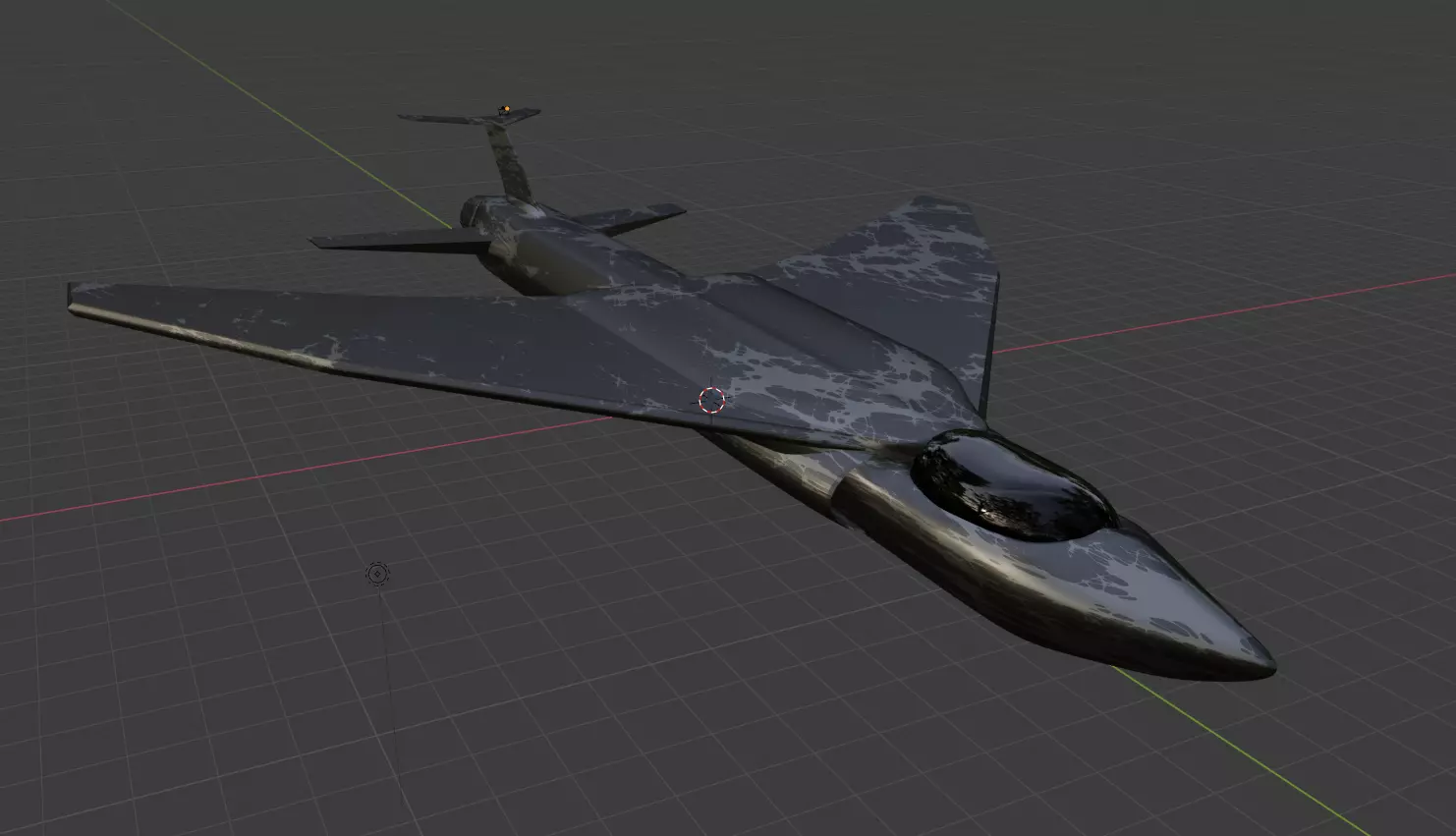 cyan 1 fighter jet 3D print model_0