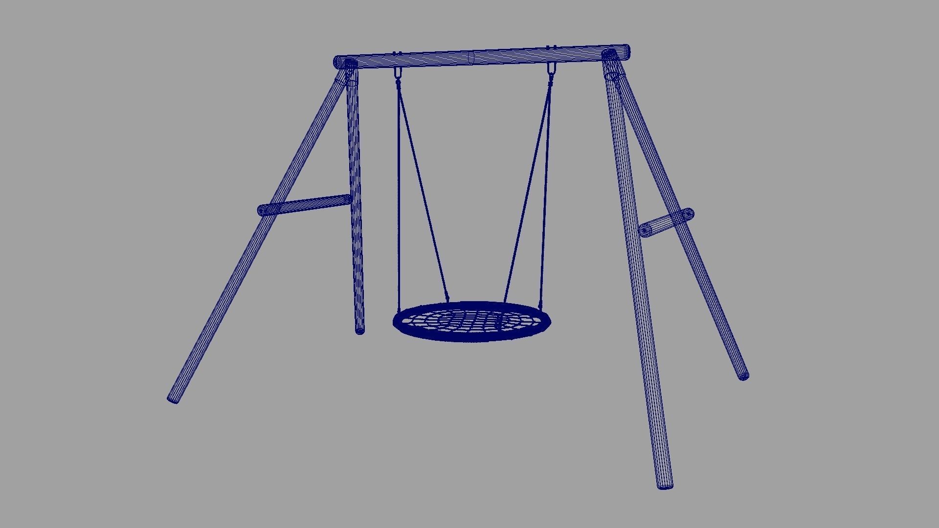 Nest Swing Set 3D model_6