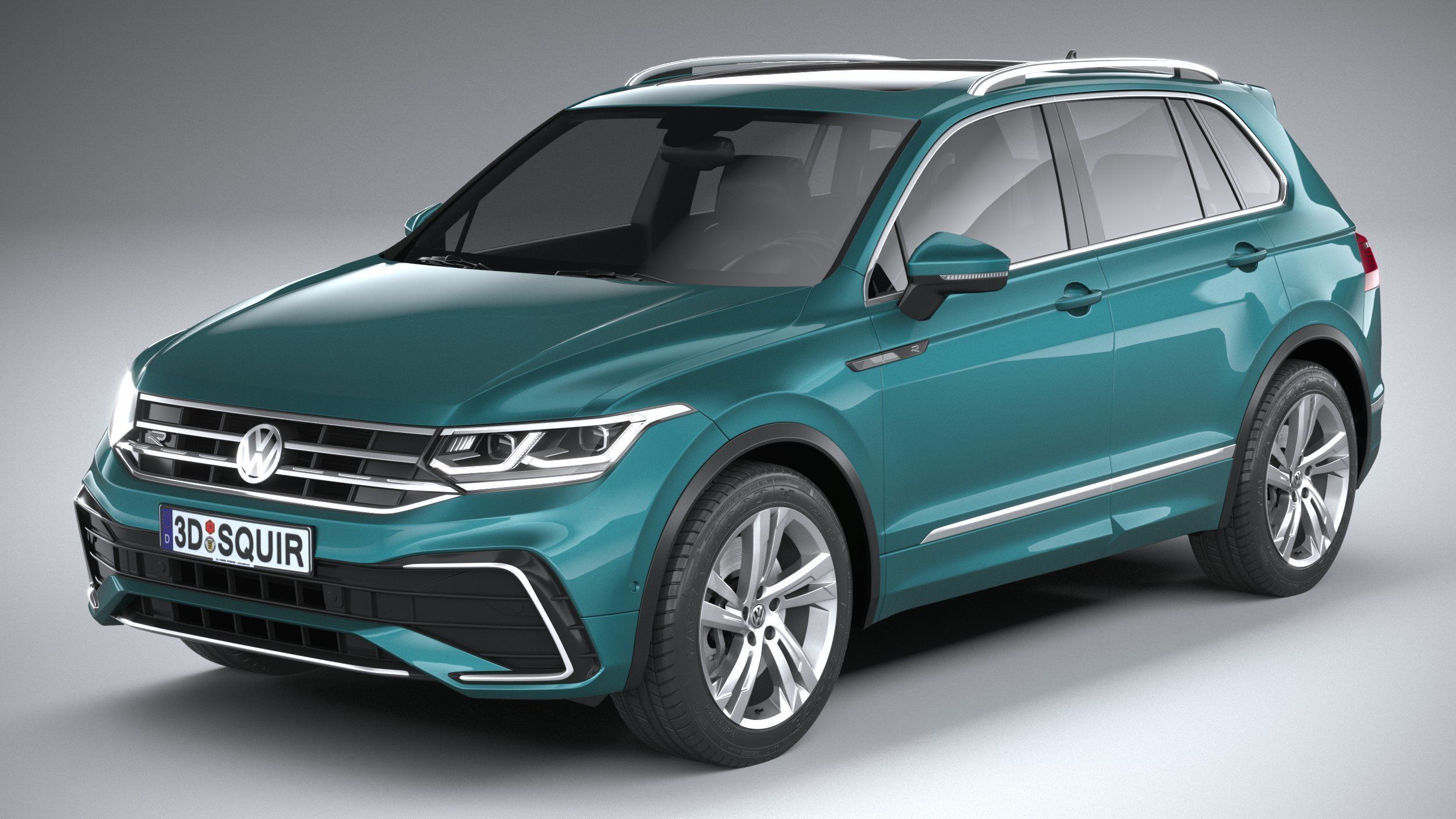 Volkswagen Tiguan R-Line 2021 3D model_1