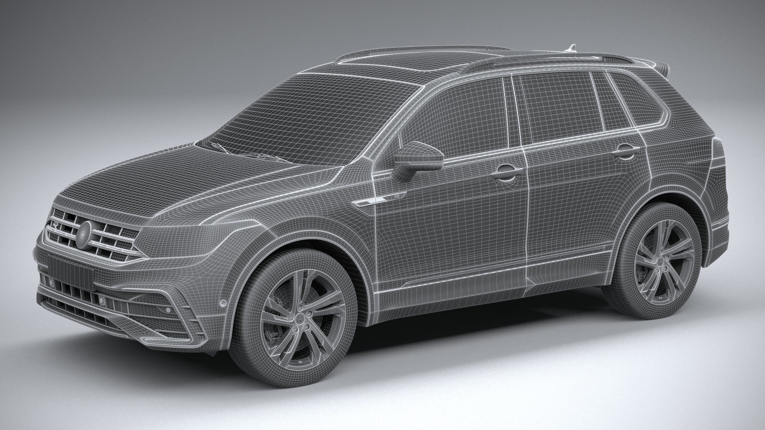 Volkswagen Tiguan R-Line 2021 3D model_36