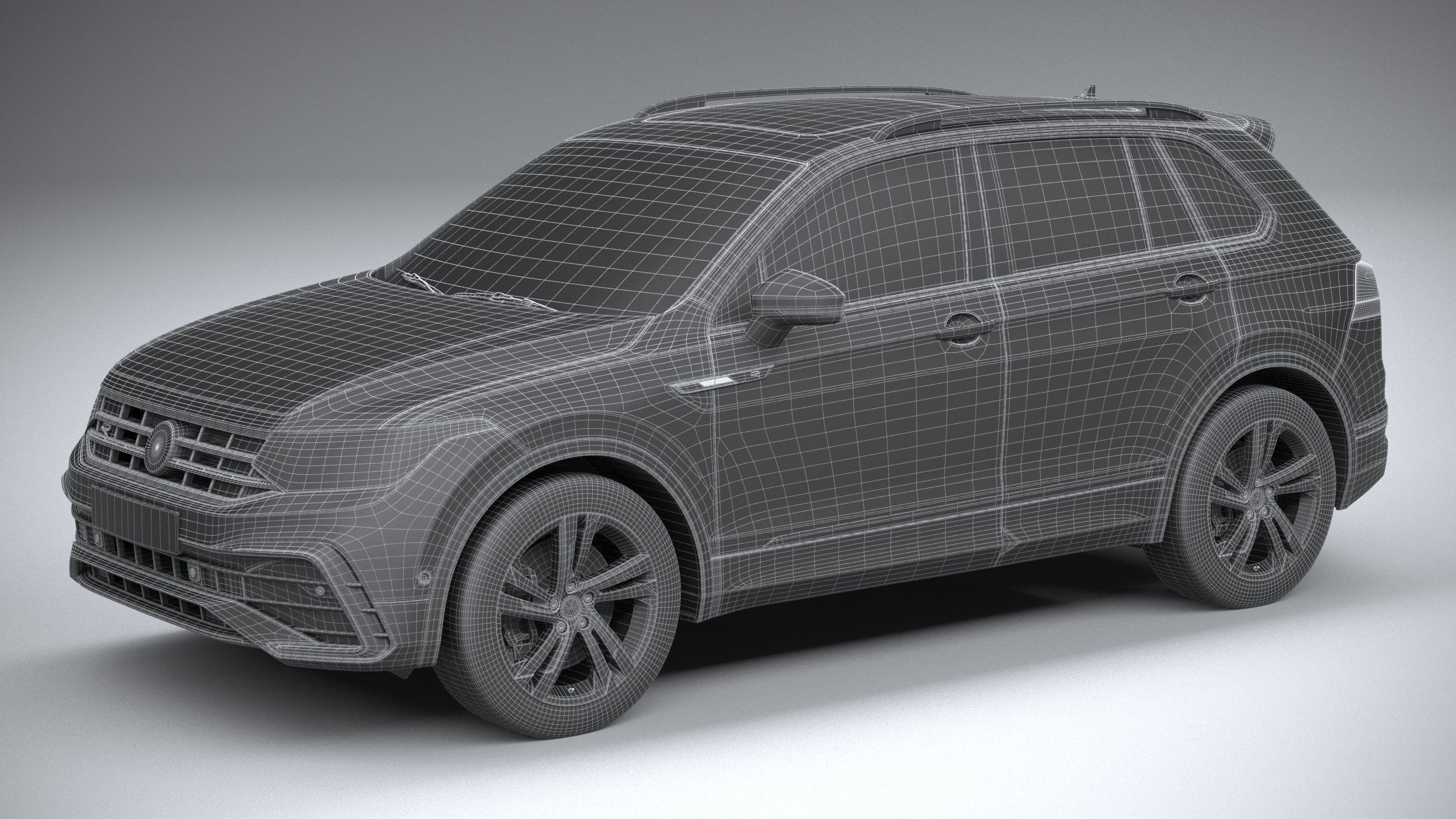 Volkswagen Tiguan R-Line 2021 3D model_35