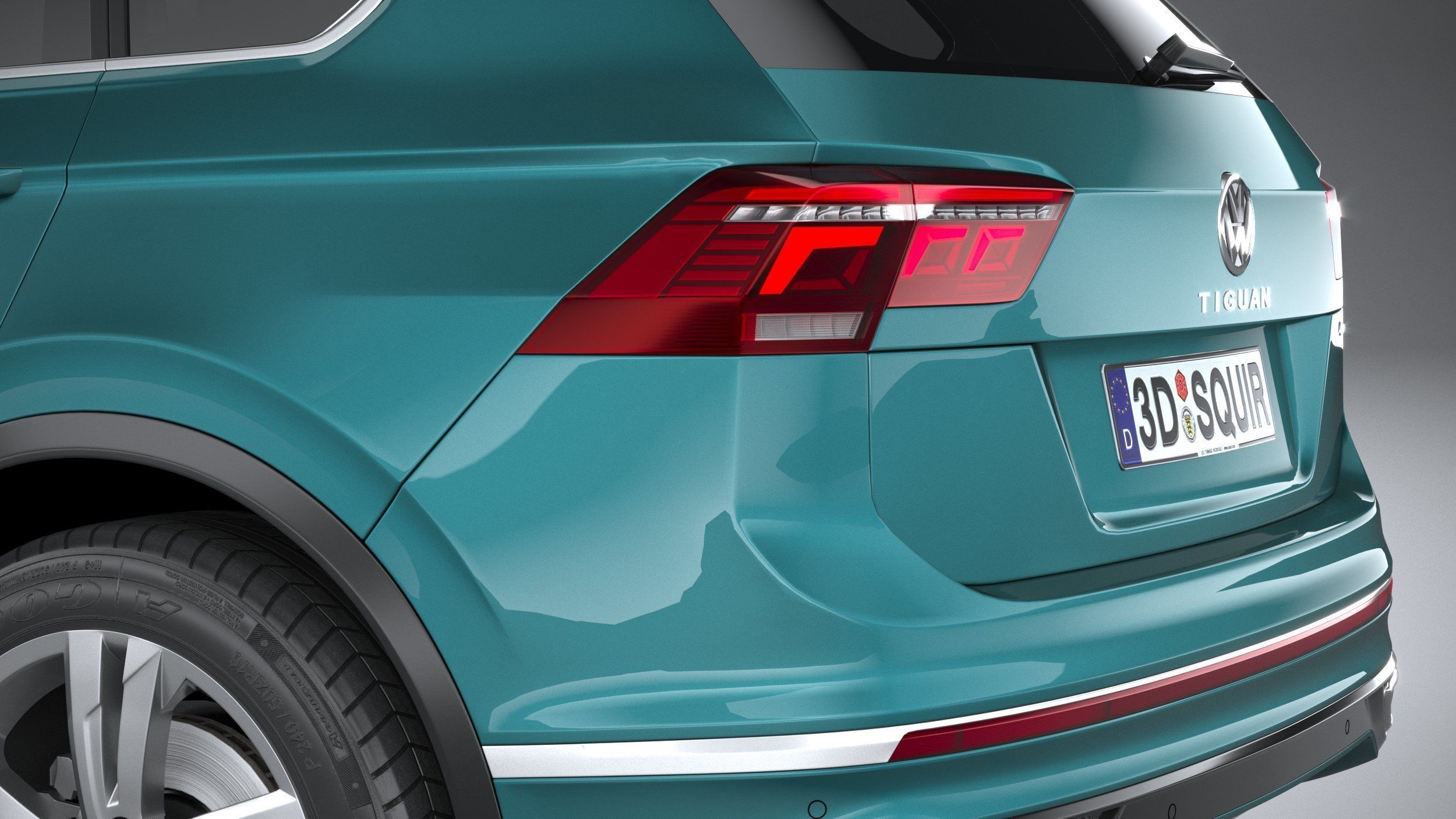 Volkswagen Tiguan R-Line 2021 3D model_6