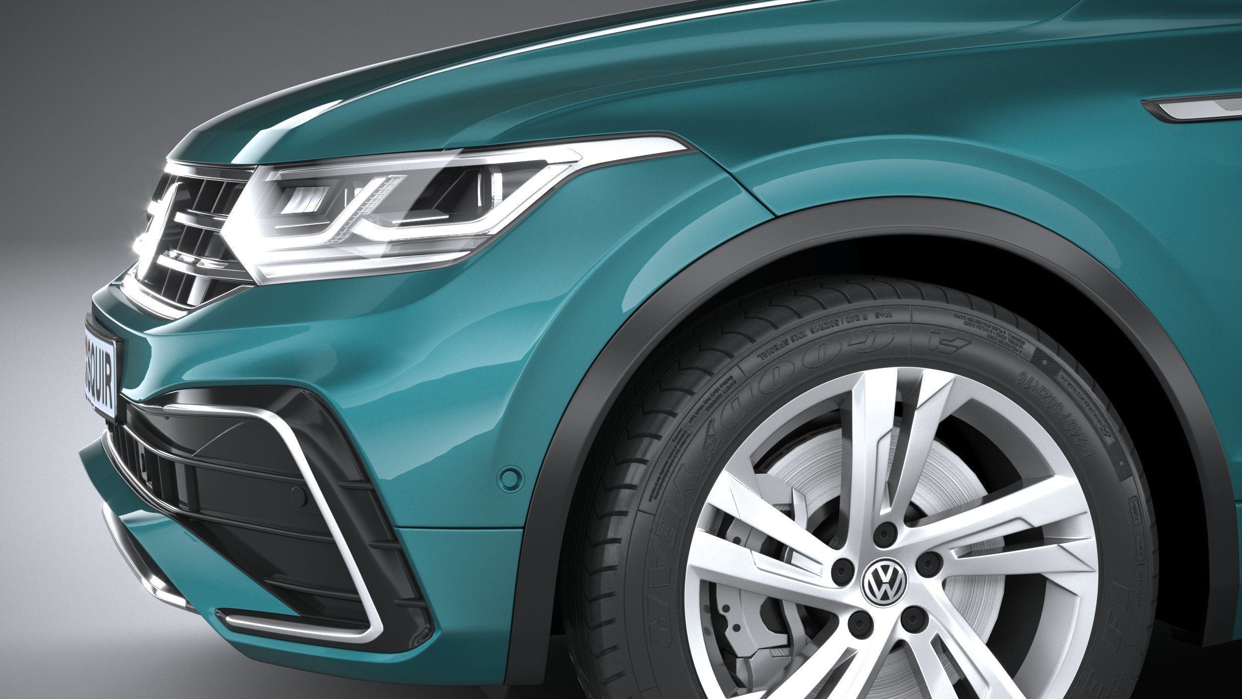 Volkswagen Tiguan R-Line 2021 3D model_3