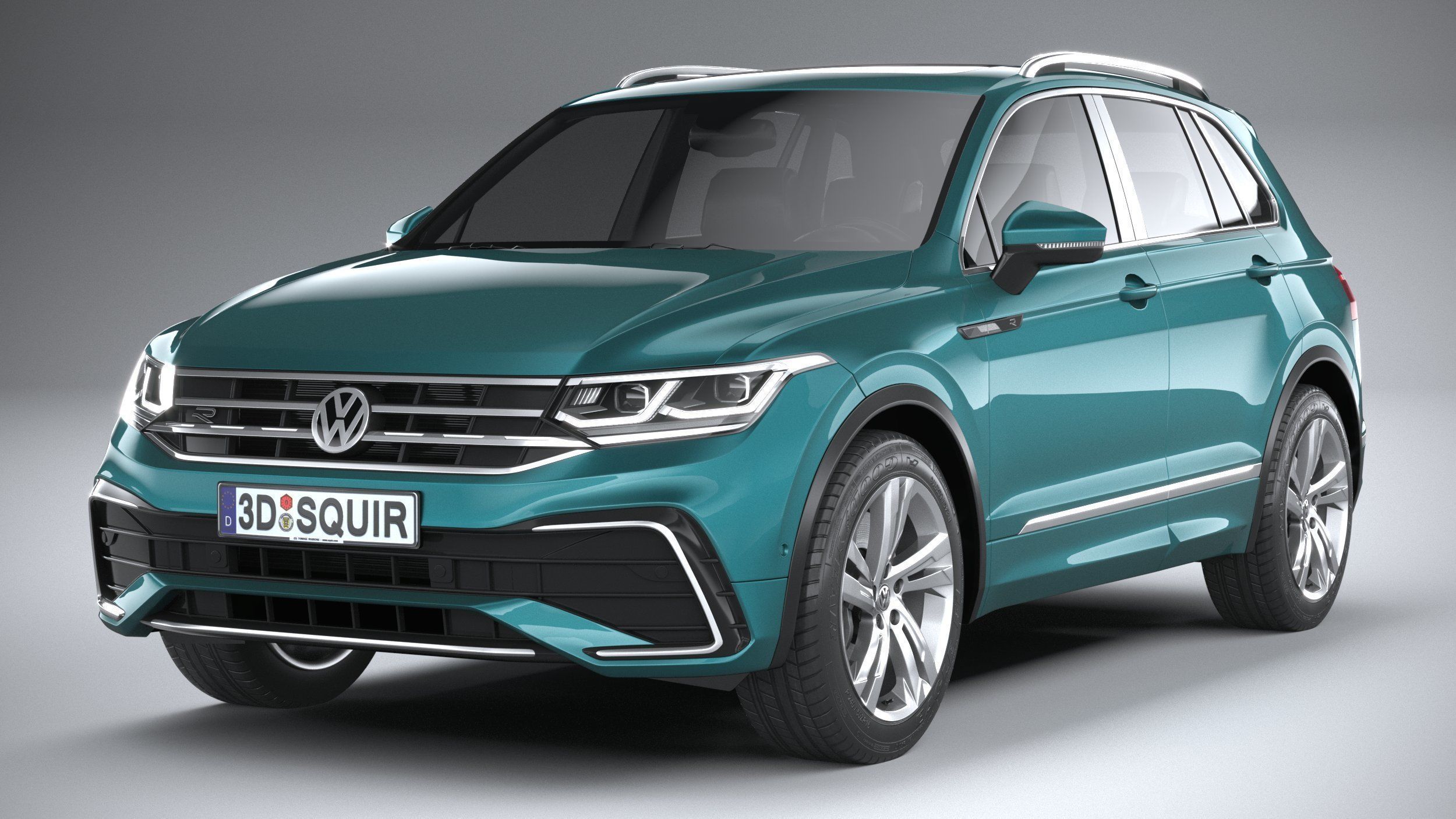 Volkswagen Tiguan R-Line 2021 3D model_2