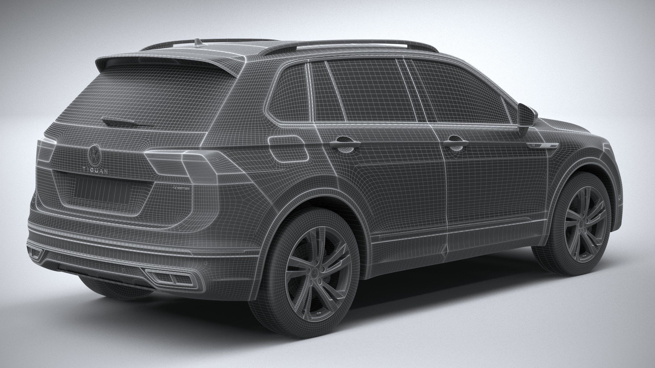 Volkswagen Tiguan R-Line 2021 3D model_34