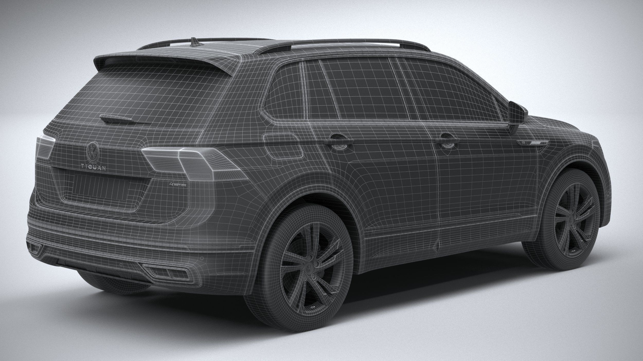 Volkswagen Tiguan R-Line 2021 3D model_37