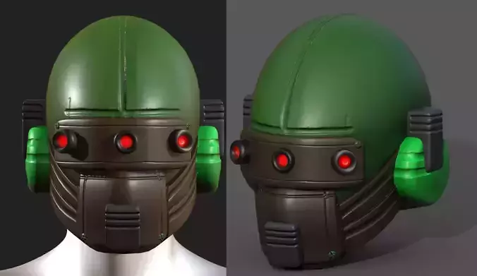 Helmet scifi fantasy futuristic military 