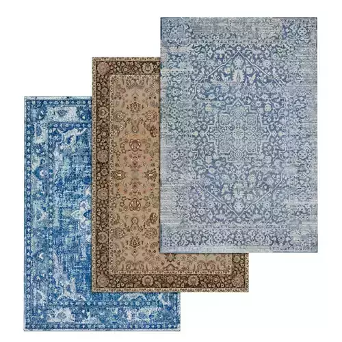 Rug Set 1208 3D model
