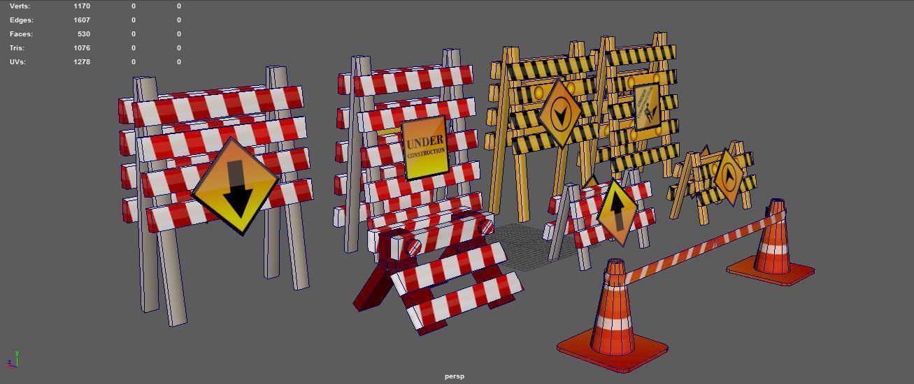 3D City Obstacle  3D model_20