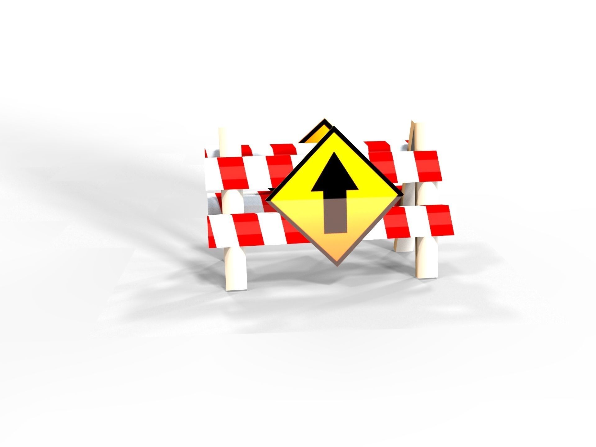 3D City Obstacle  3D model_4