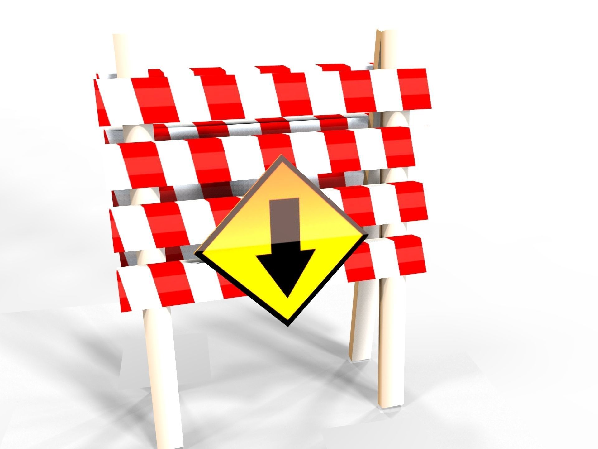 3D City Obstacle  3D model_5