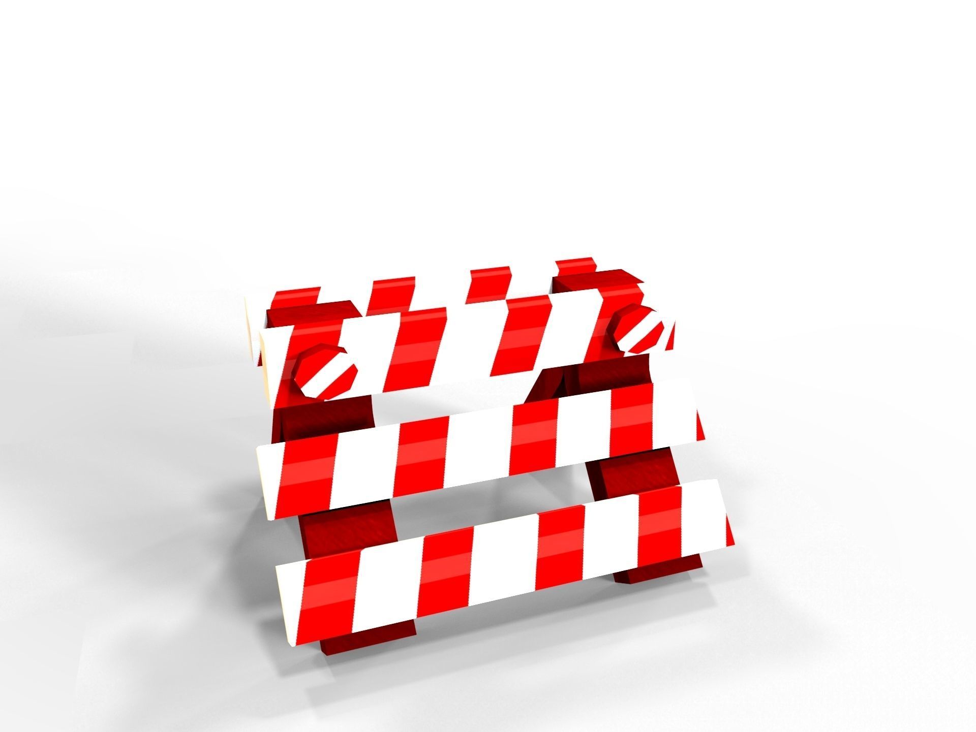 3D City Obstacle  3D model_3