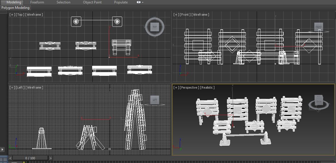 3D City Obstacle  3D model_22