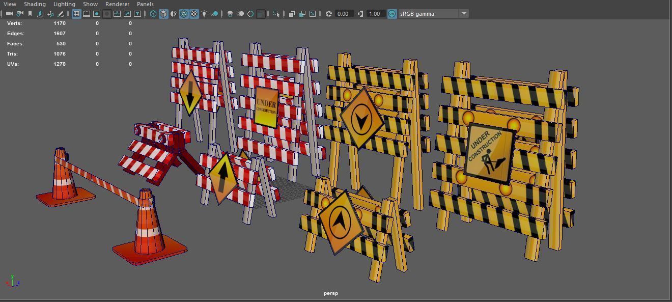 3D City Obstacle  3D model_19