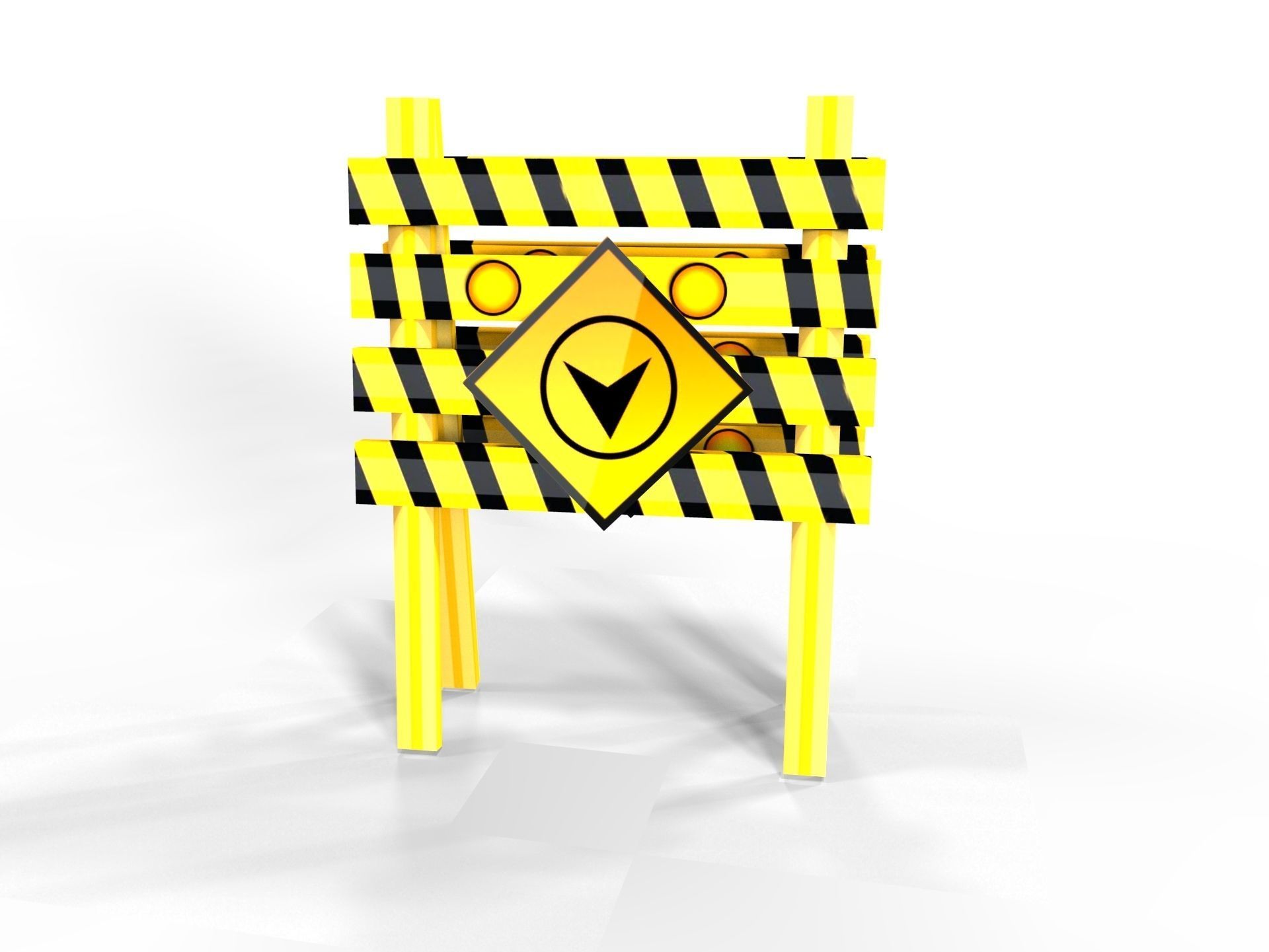 3D City Obstacle  3D model_11