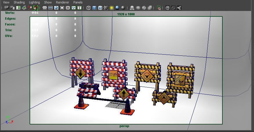 3D City Obstacle  3D model_21