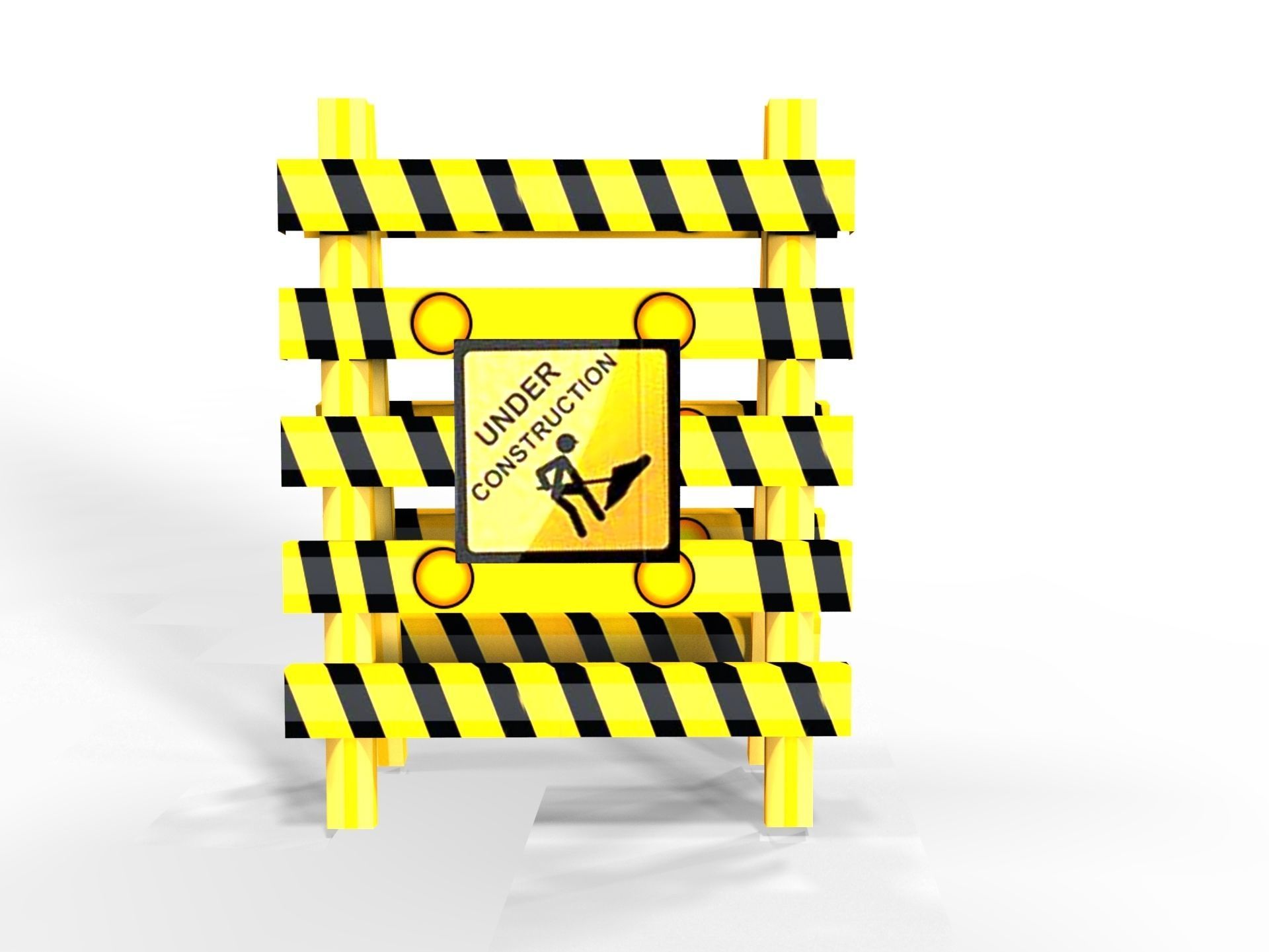 3D City Obstacle  3D model_10