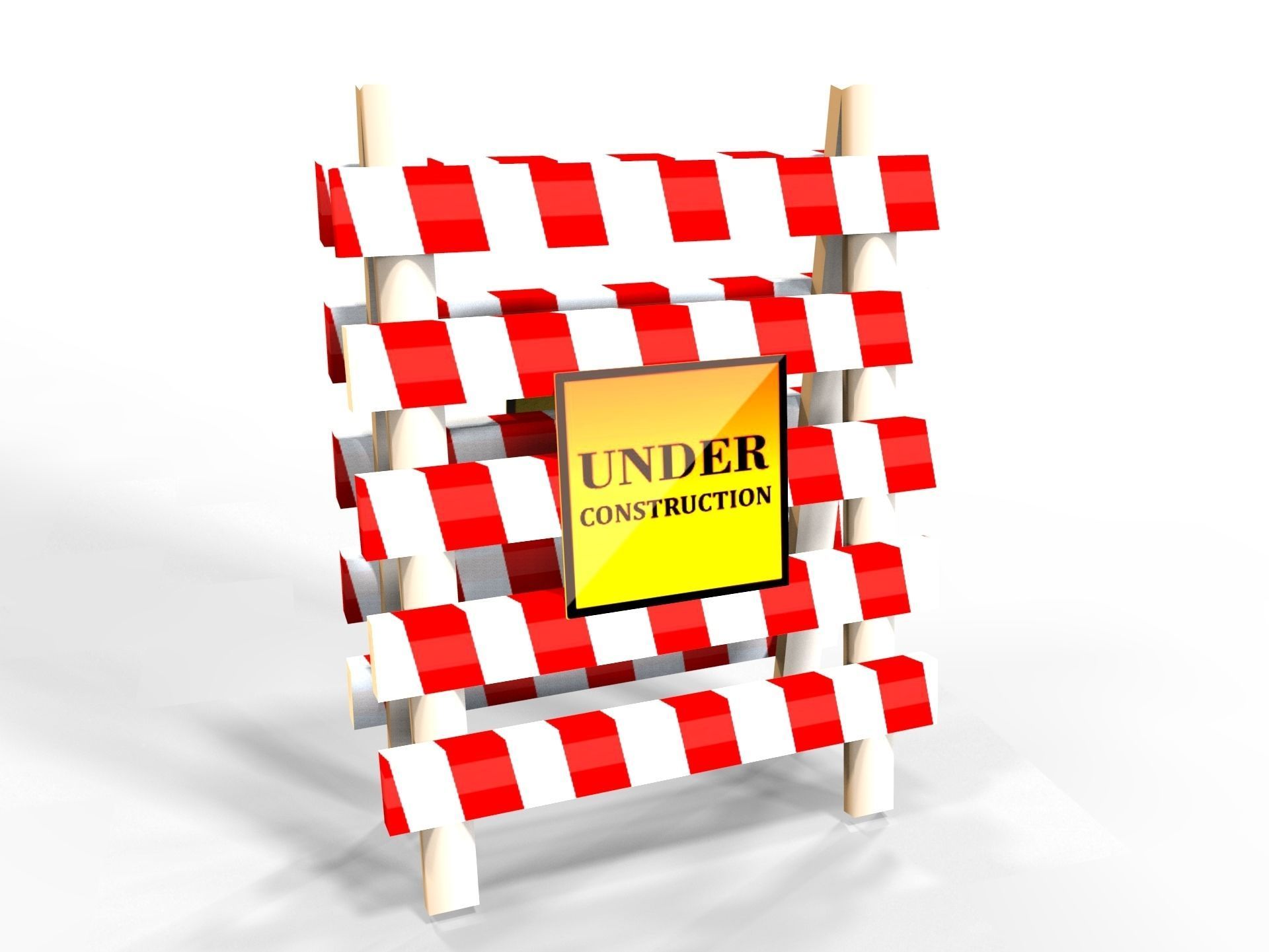 3D City Obstacle  3D model_9