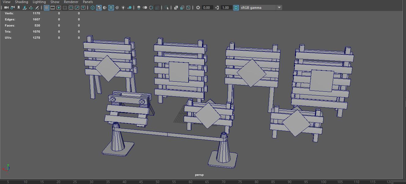 3D City Obstacle  3D model_18