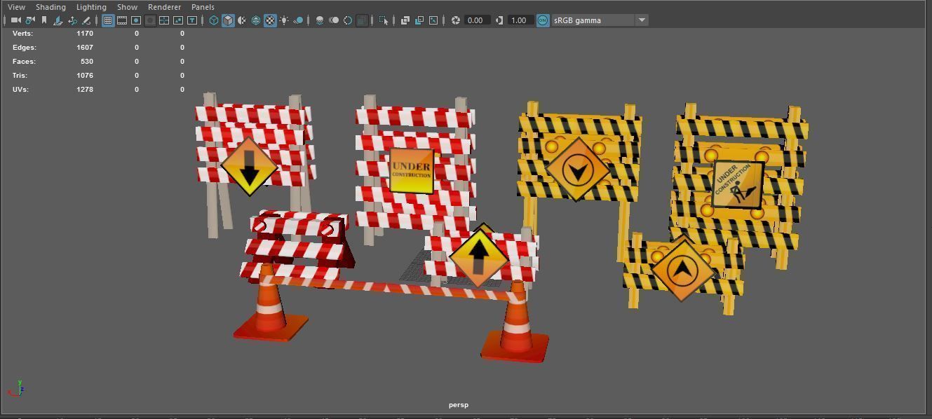 3D City Obstacle  3D model_17