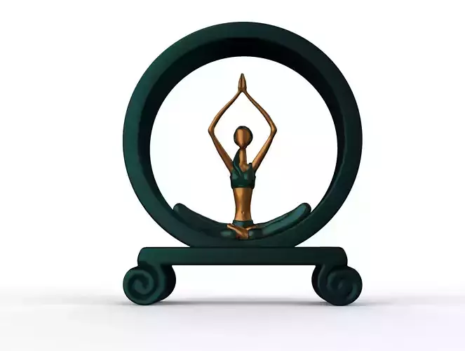 YOGA GIRL STATUE