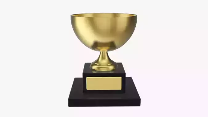Cup trophy 02 3D model