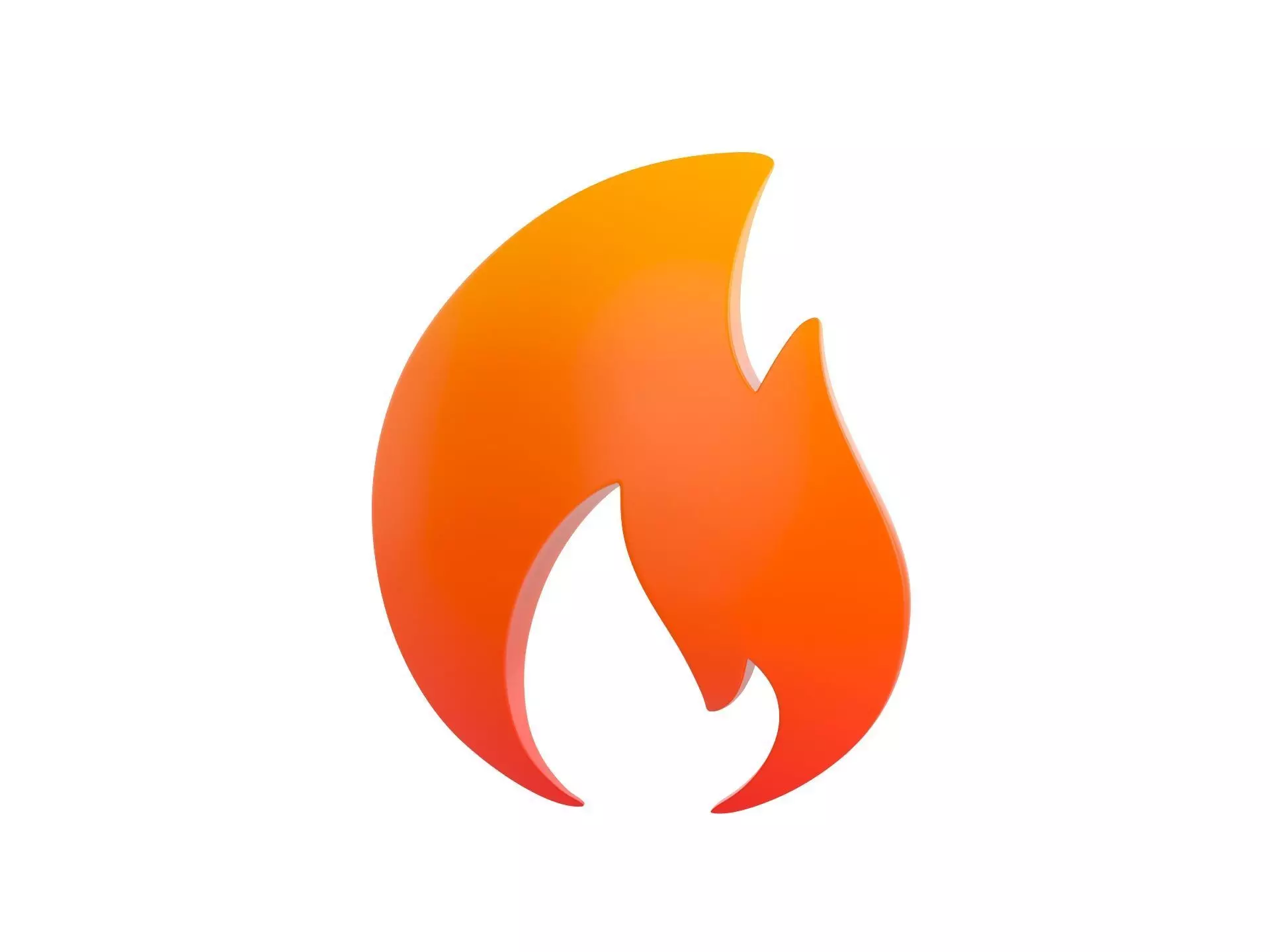 Fire Symbol 3D model_0