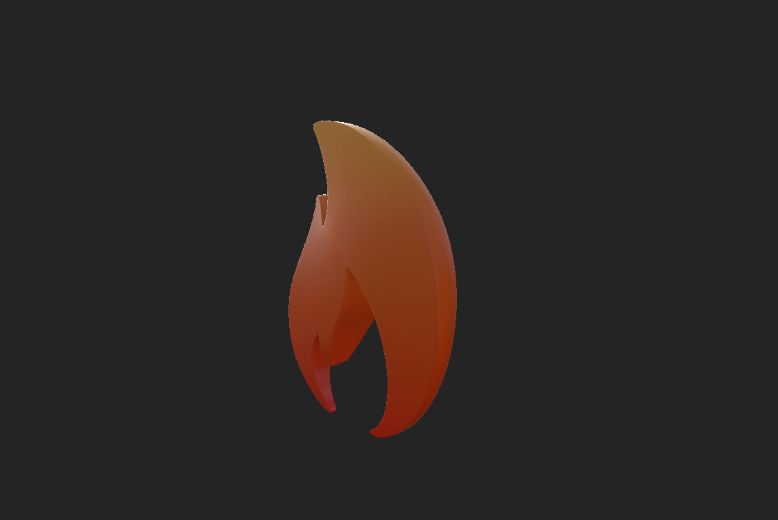 Fire Symbol 3D model_12