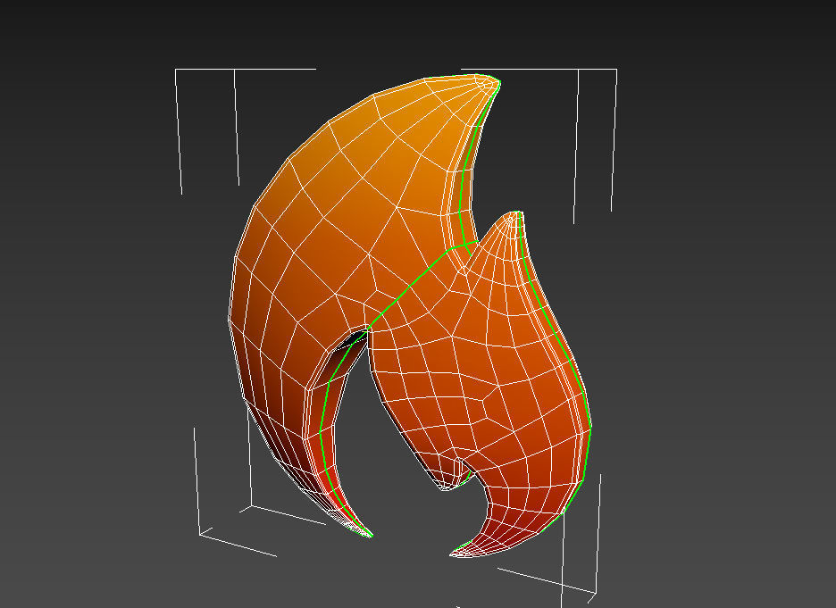 Fire Symbol 3D model_21