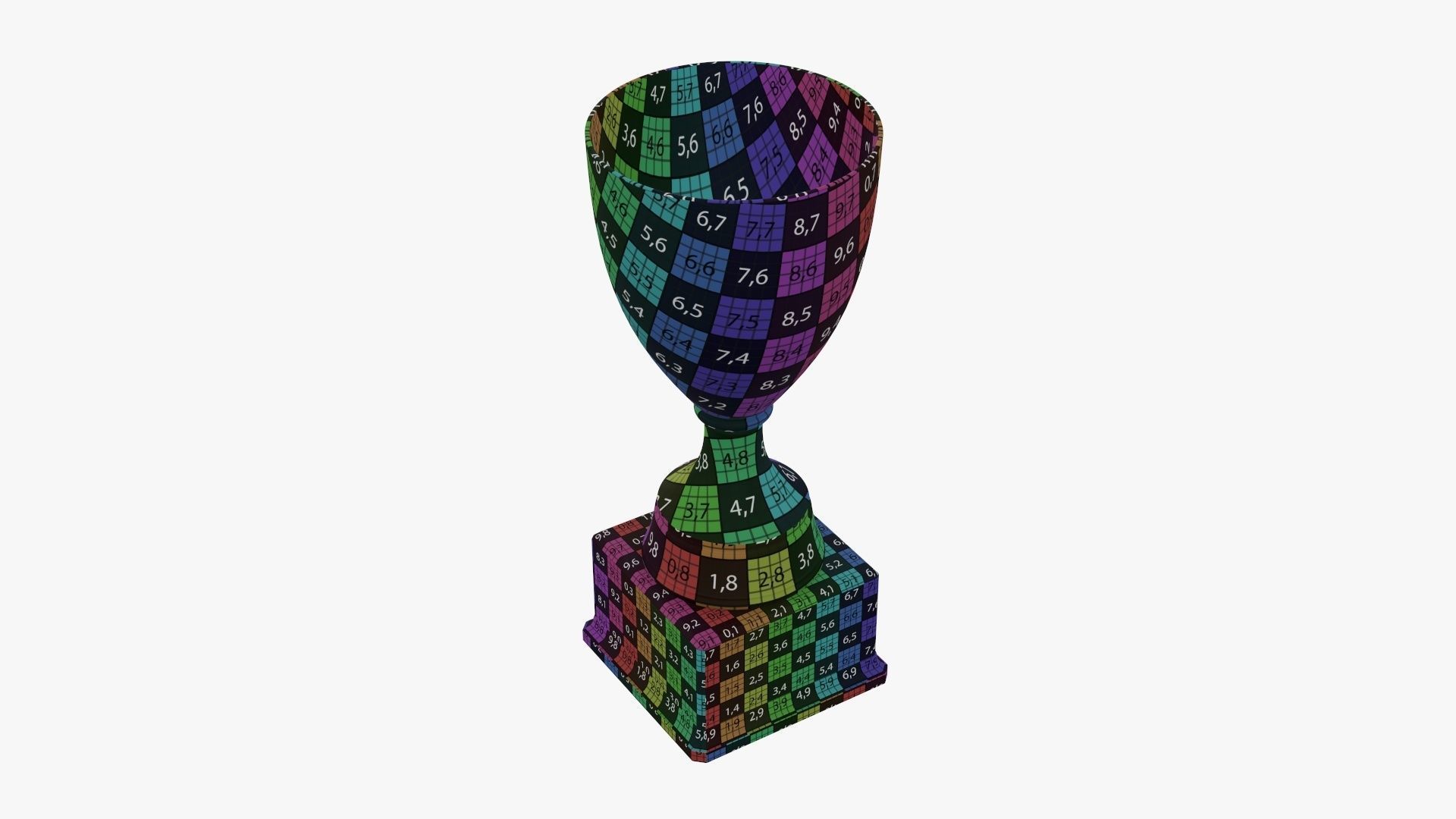 Cup trophy 03 3D model_12