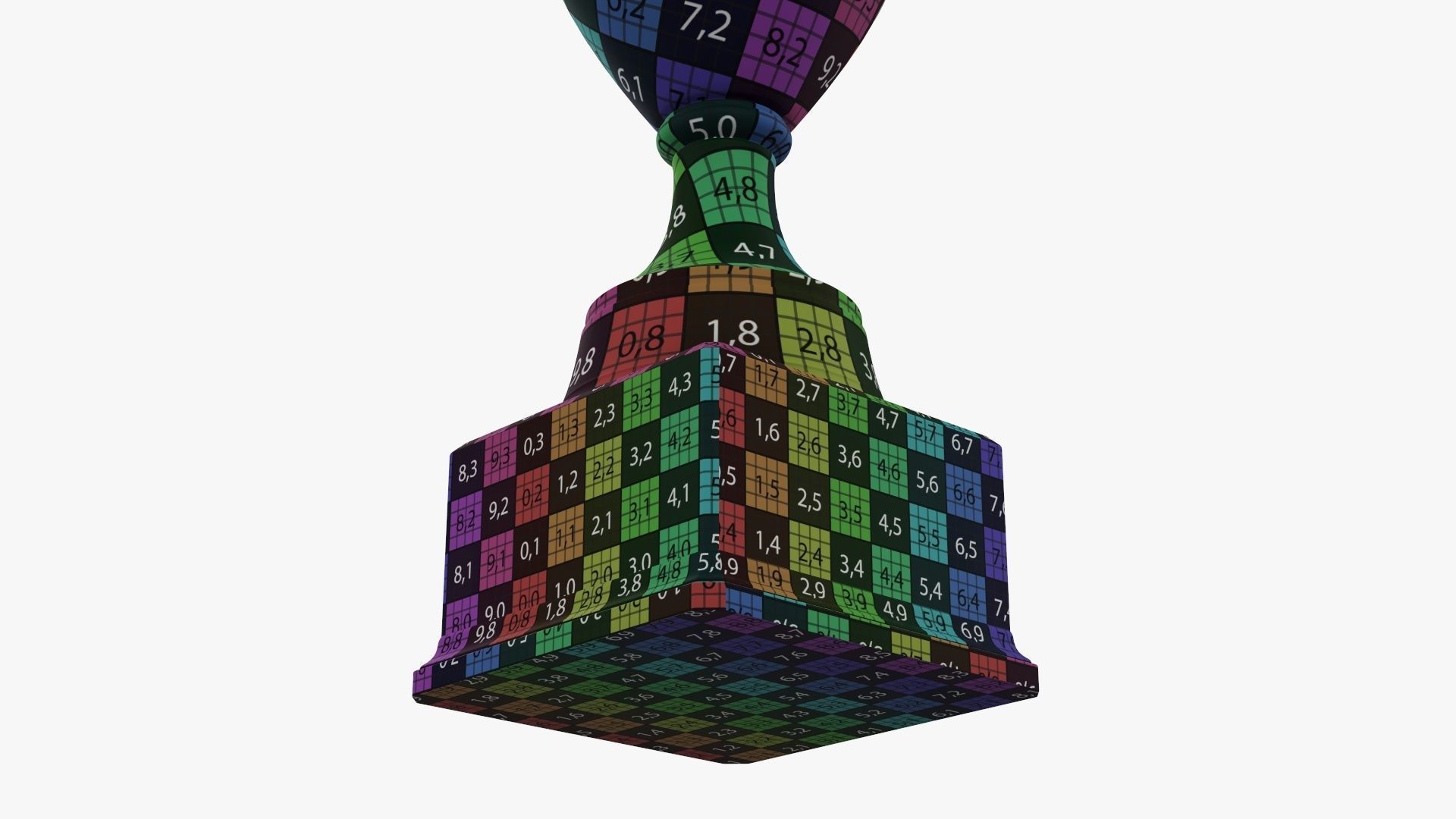 Cup trophy 03 3D model_14