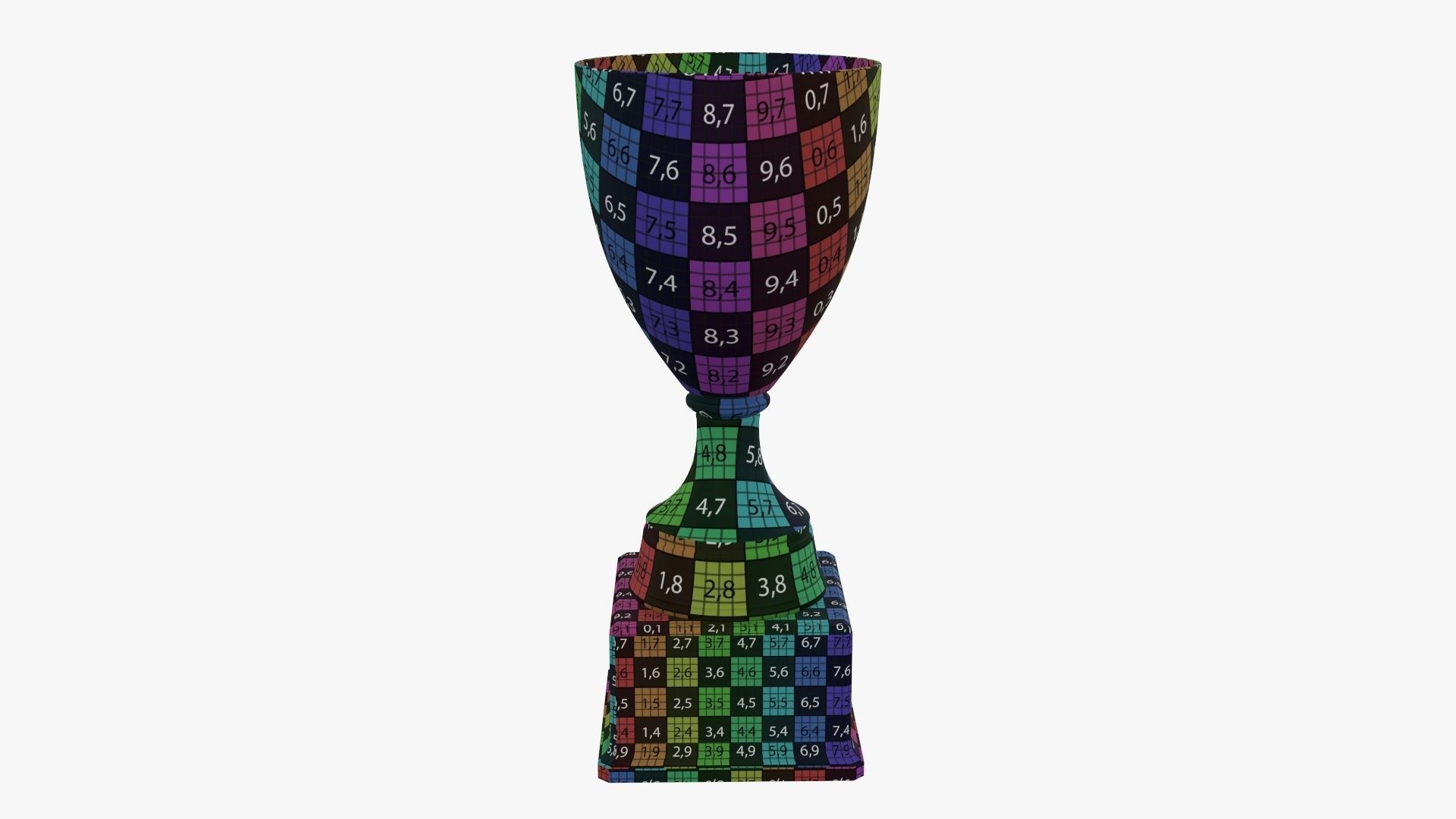 Cup trophy 03 3D model_10